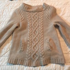 J crew cable knit sweater